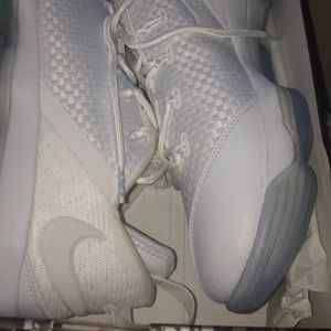 Nike lebron xiv low white ice shoes